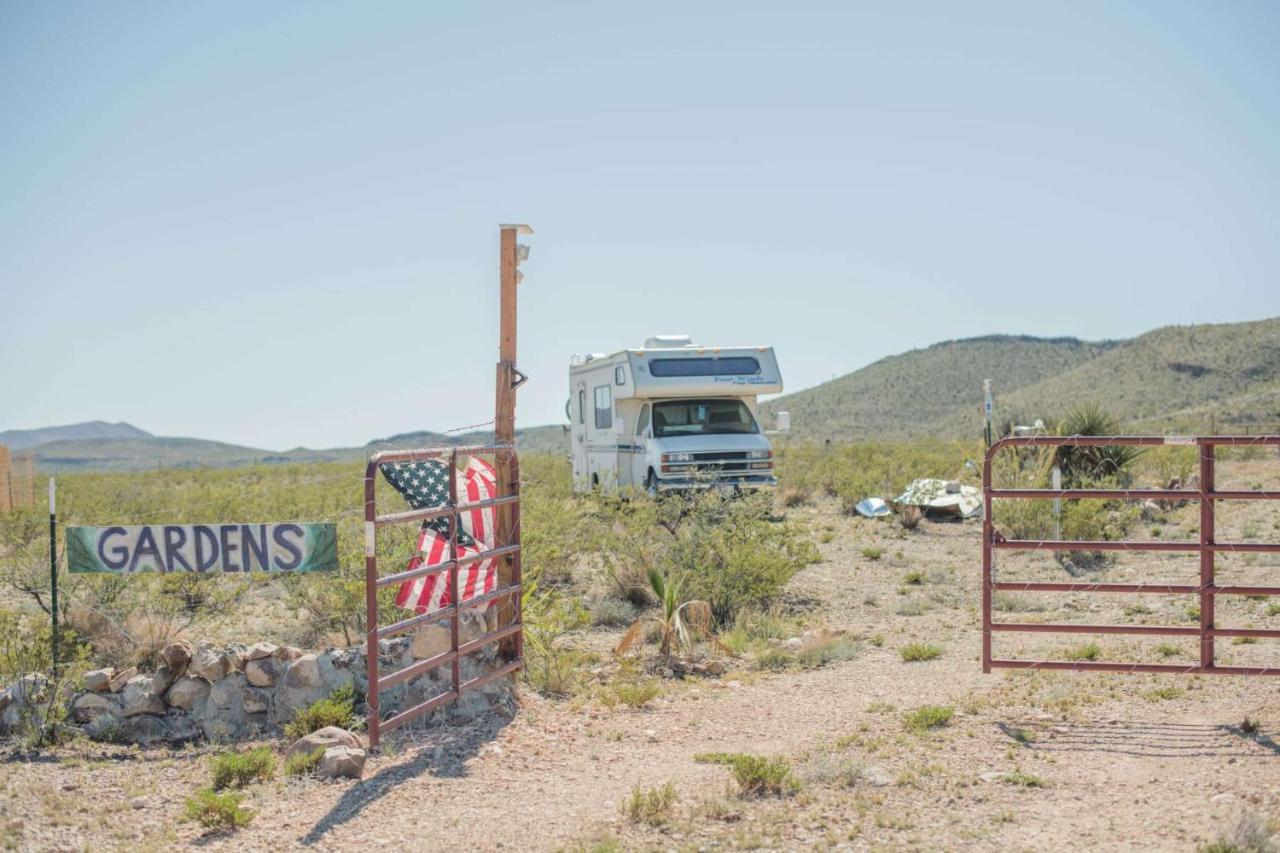 Camping At Desert Gardens Oasis In Lobo, Tx Van Horn Bagian luar foto