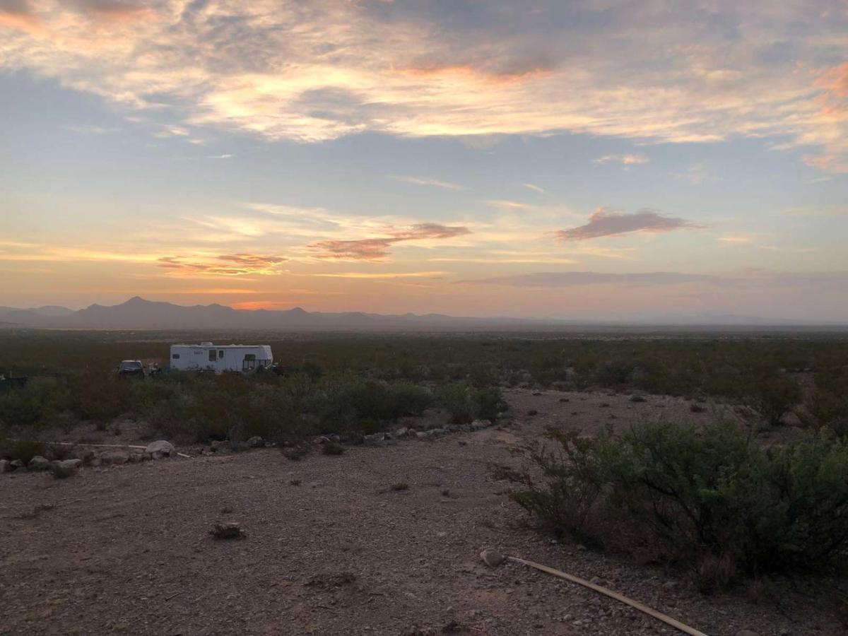 Camping At Desert Gardens Oasis In Lobo, Tx Van Horn Bagian luar foto