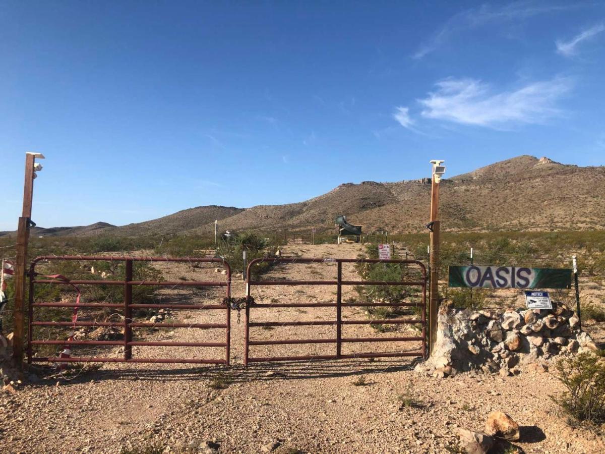 Camping At Desert Gardens Oasis In Lobo, Tx Van Horn Bagian luar foto