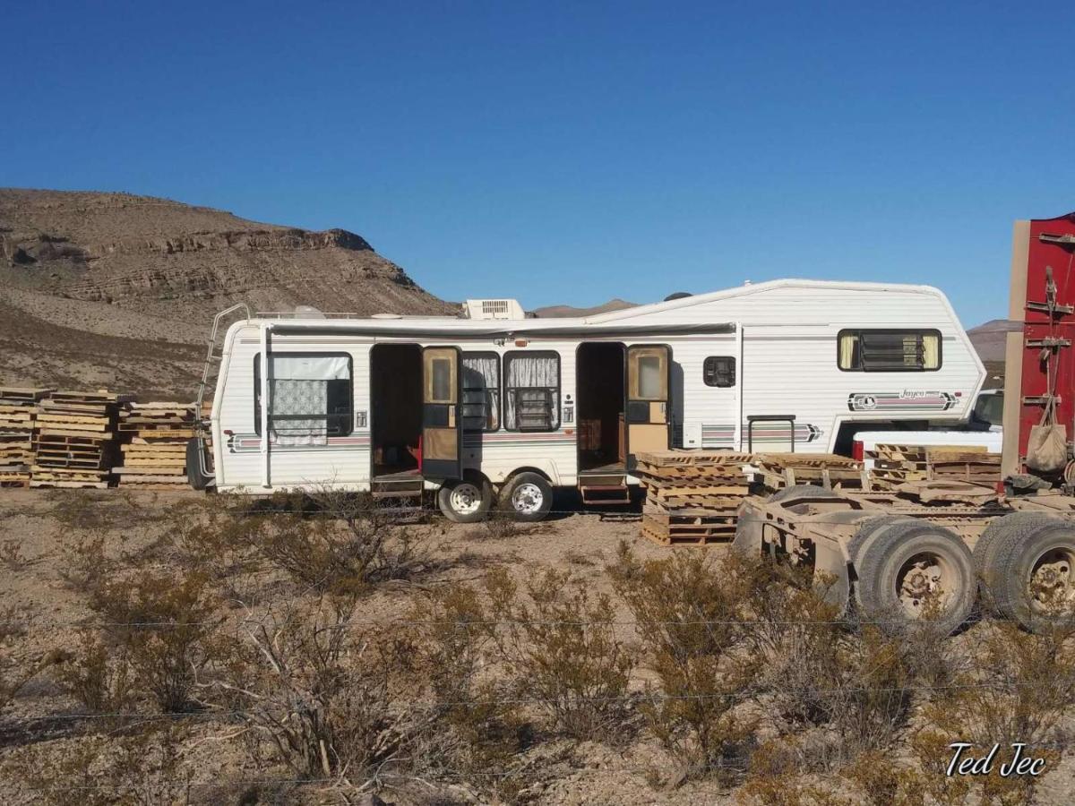 Camping At Desert Gardens Oasis In Lobo, Tx Van Horn Bagian luar foto